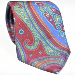 Paul Stuart | Paisley print silk tie